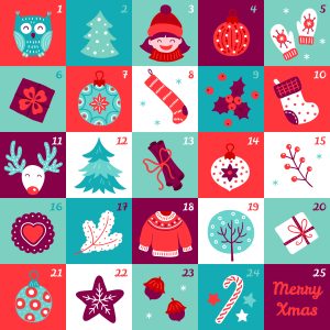 3109 sequence 15 items - png+eps - cartoon winter Christmas cute Christmas tree Santa Claus reindeer snowman decoration elements illustration vector design material