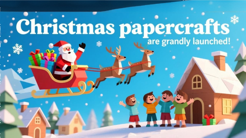 Christmas papercrafts are grandly launched!