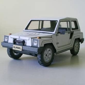 80 pieces paper models of various vehicles
