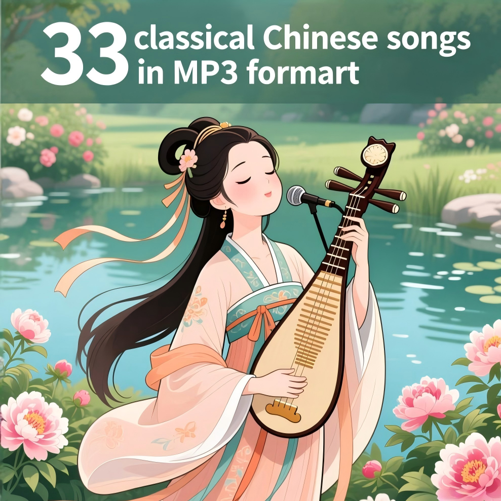 33 pieces classical Chinese songs in MP3 format
