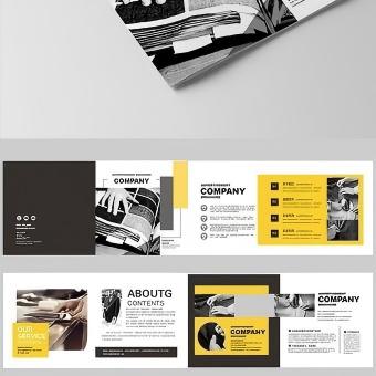 Book AI Template Download Book Binding Template AI Source File Portfolio Design Template Creative Layout Magazine 100 sets Download