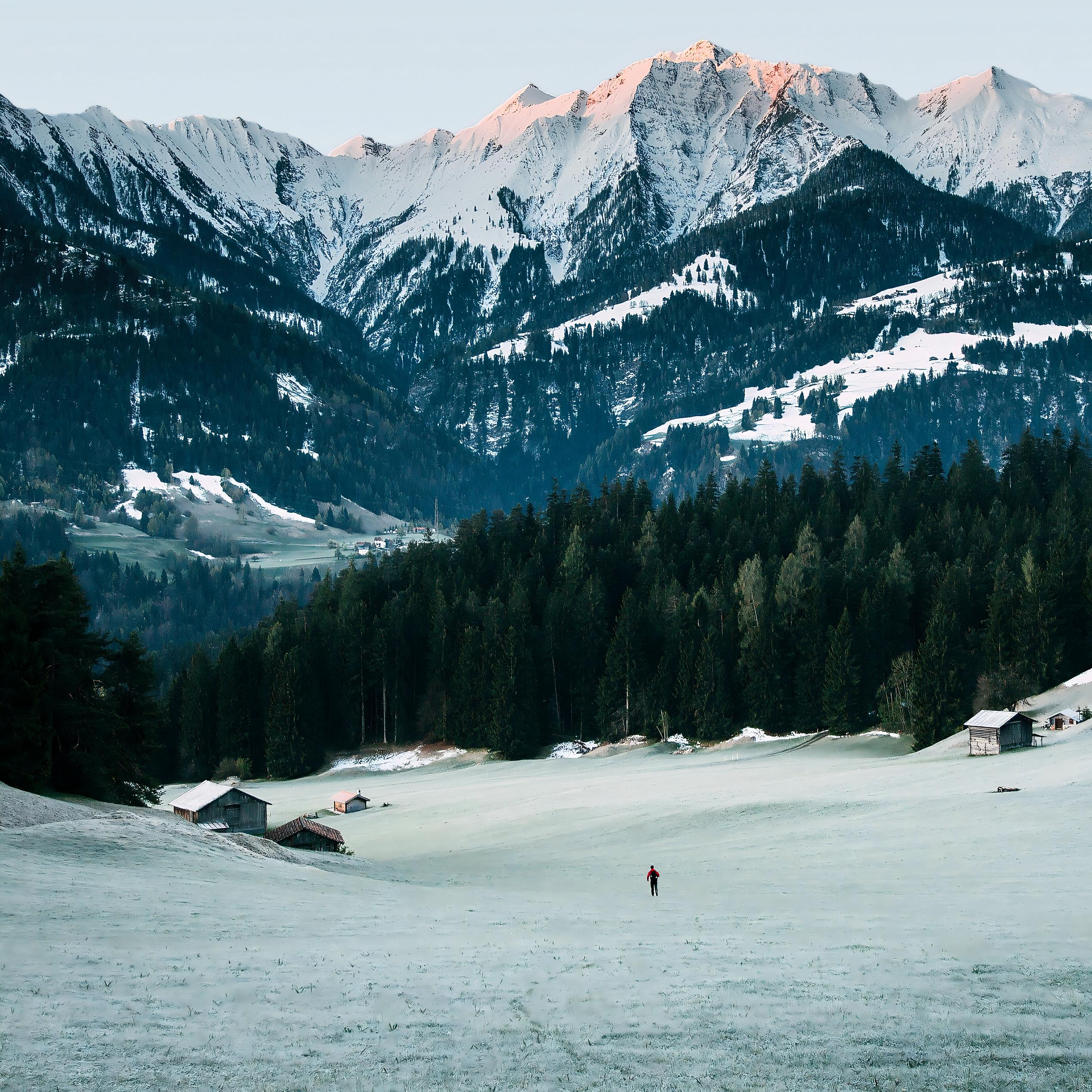 4K Ultra HD Landscape Natural Wallpaper Minimalist Ins Style Phone iPhone Android Wallpaper Full Frame Lock Screen.