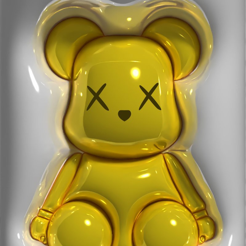 23 pieces of Violent Bear 4K ultra clear 3D expandable realistic wallpapers for mobile phones, iPhones, and tablets.