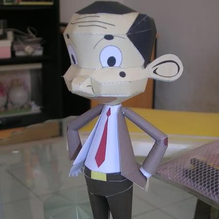 Mr. Bean papercraft