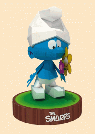 Smurfs Paper Craft