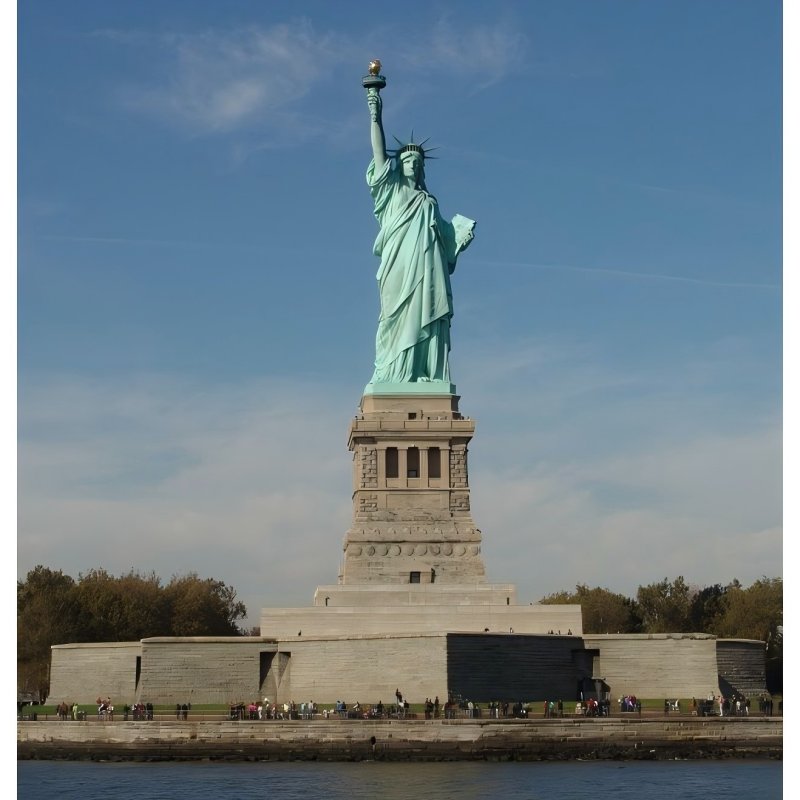the Statue of Liberty Paper Craft